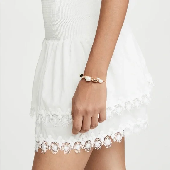 Peixoto mini skirt in white. Size small. - Picture 2 of 9